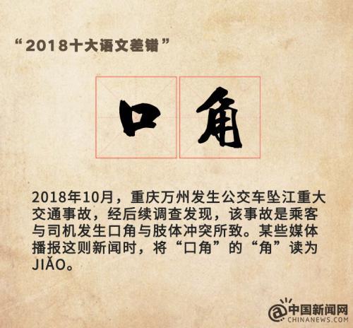 “2018十大語文差錯(cuò)”公布 這些易錯(cuò)字詞你讀對了嗎